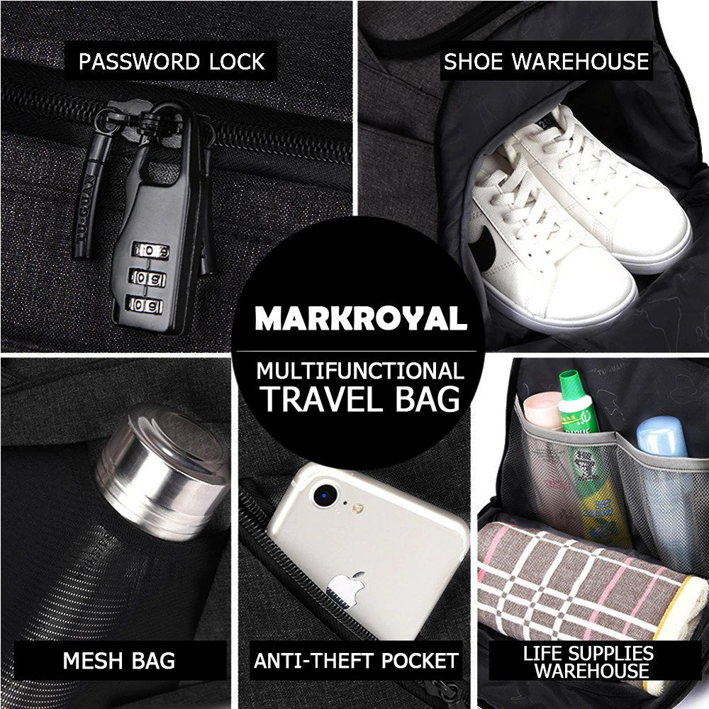 Anti theft multifunctional backpack - -1 -- 3