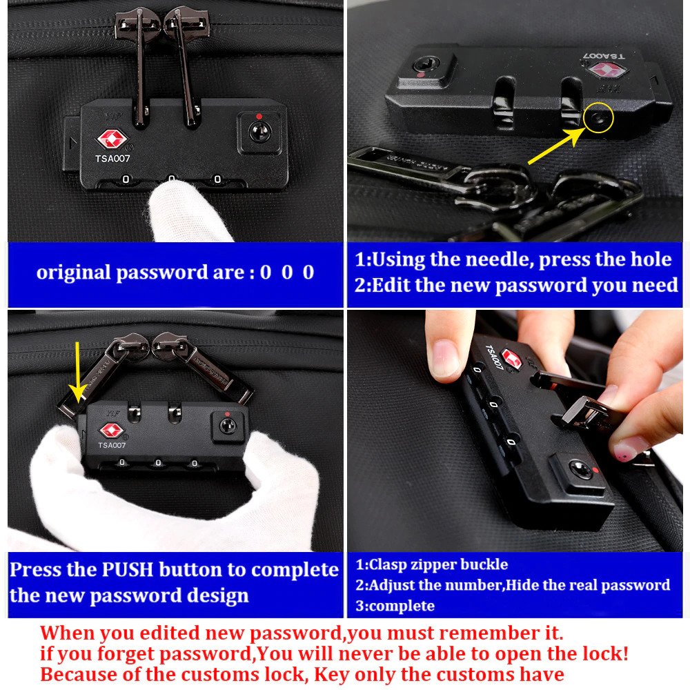 Anti Theft waterproof Backpack -15.6” 5