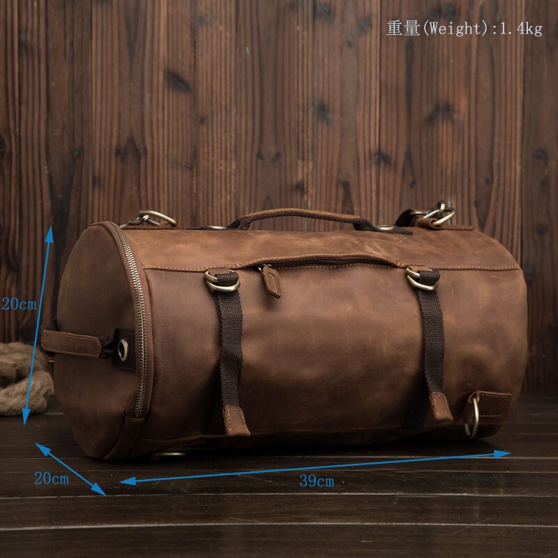 Anti theft Leather Backpack --- 6